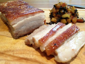 Pork Belly Roast - In a Pan